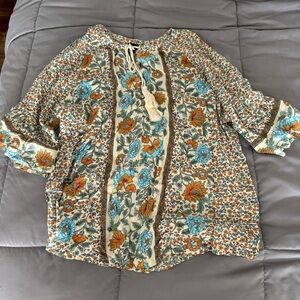 Women’s GiGiO Flower Print Blouse